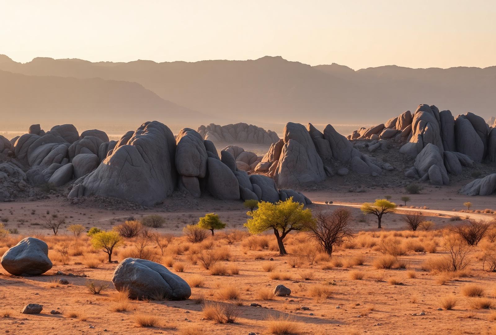Ancient granite boulder formations of Jawai